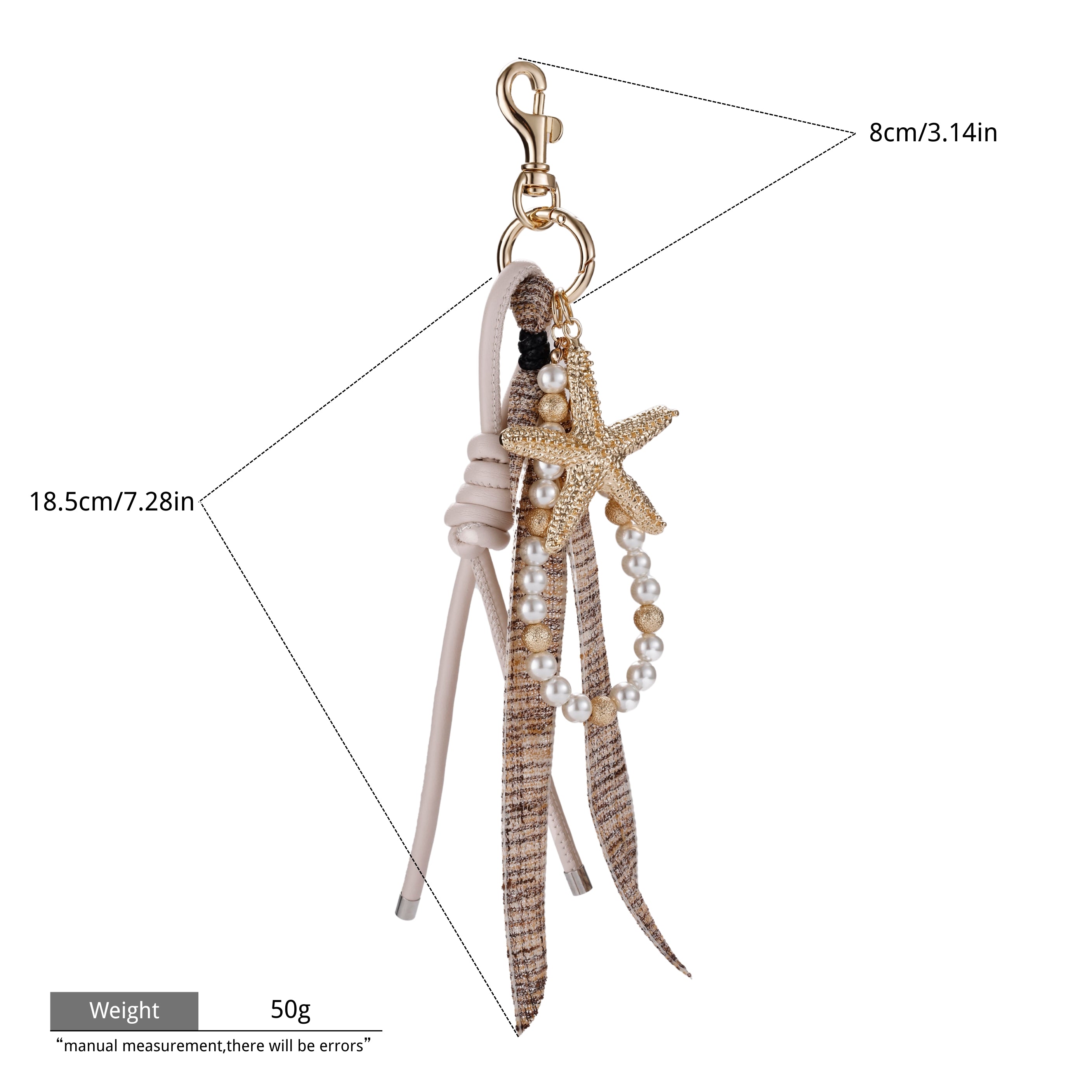 Sea star gold charm