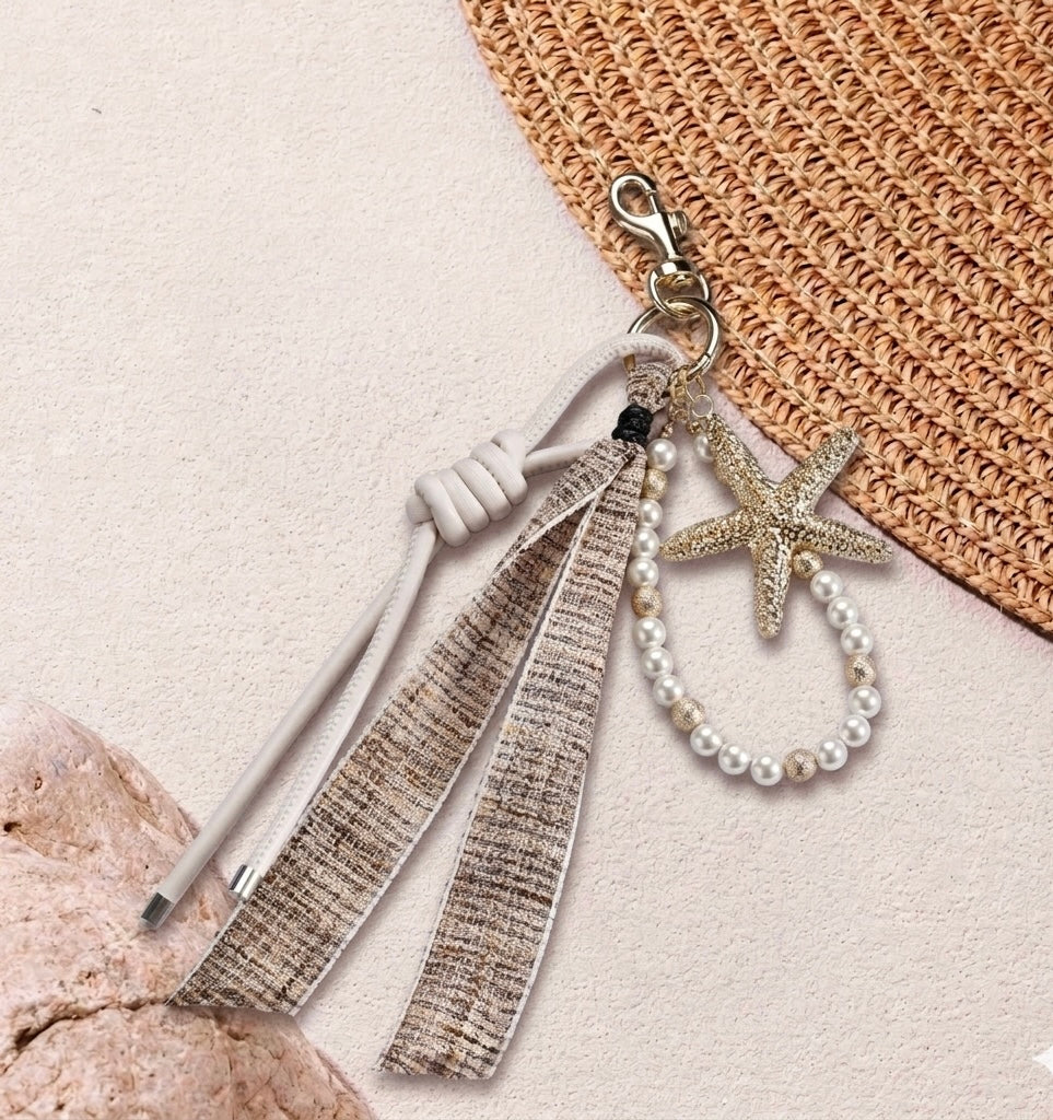Sea star gold charm