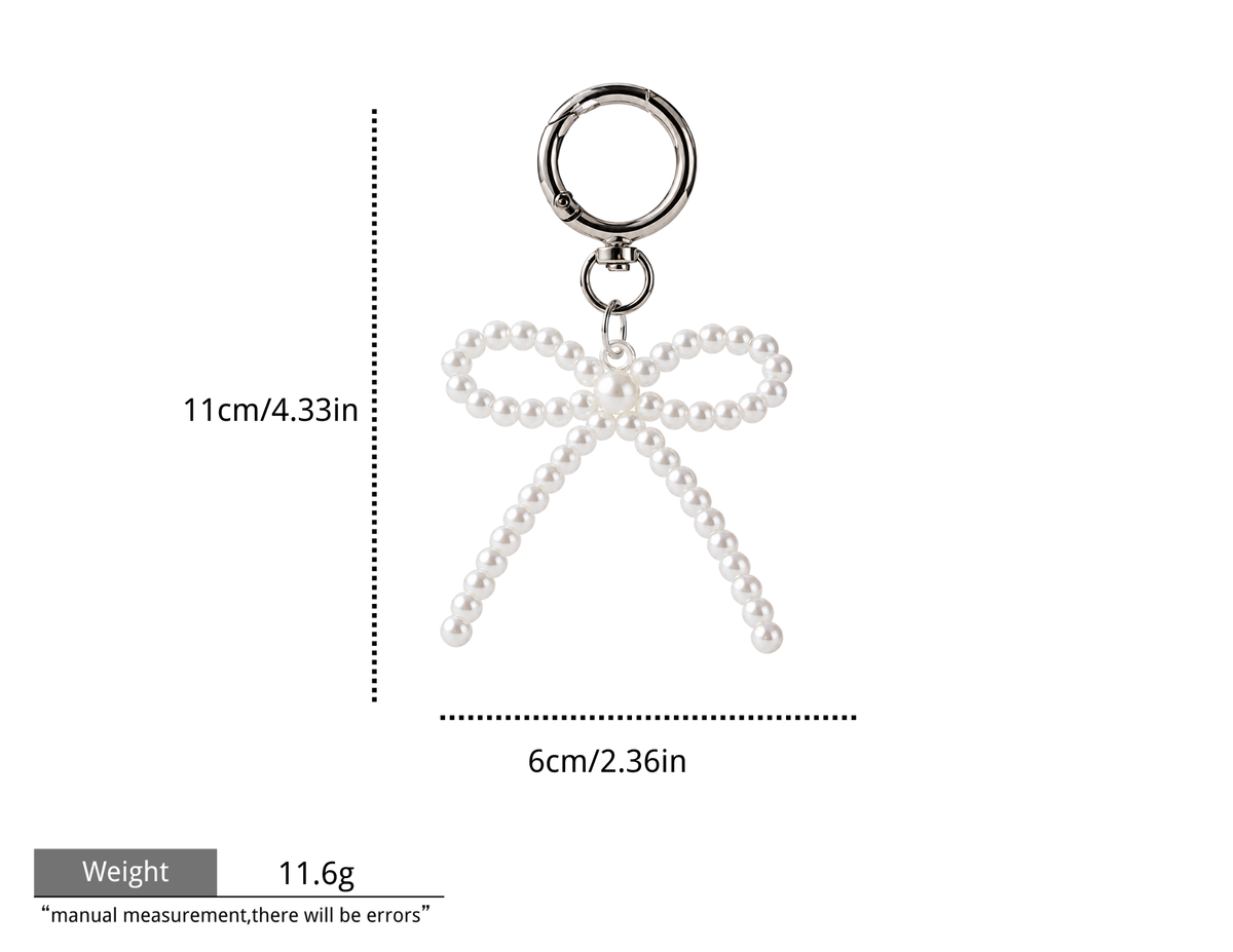 Pearl bow charm