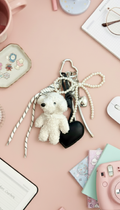 WHITE BEAR CHARM