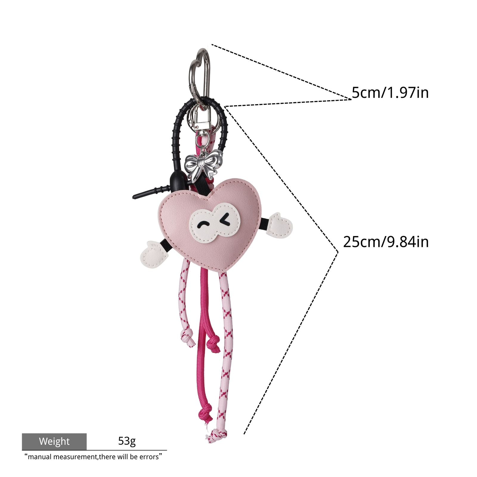 PINK HEART CHARM